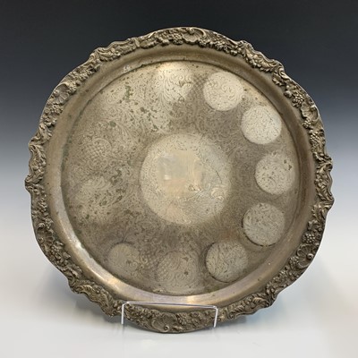 Lot 586 - A Leonard silver plated champagne cooler of...