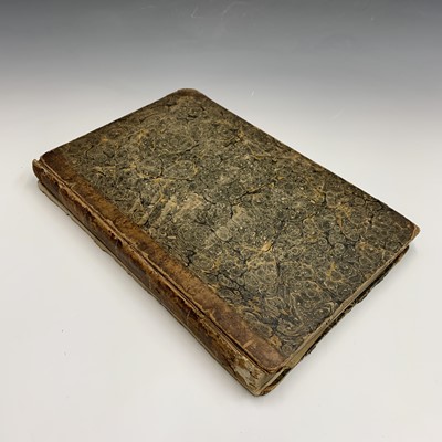 Lot 134 - An 18th century leather bound bible, Edinburgh,...