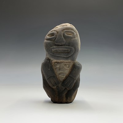 Lot 277 - A Pre Columbian carved stone idol figure,...