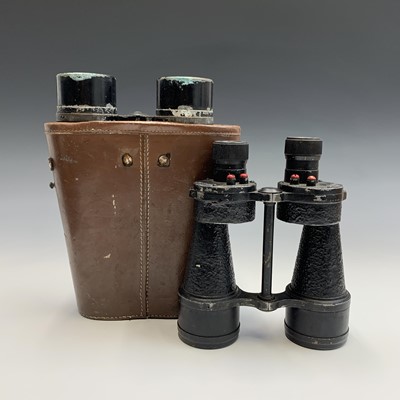 Lot 166 - A pair of Ross of London binoculars, stamped...