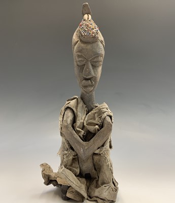 Lot 268 - An Akuaba fertility doll, together with a...