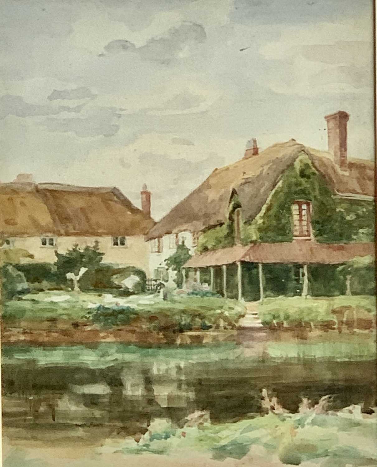 Lot 159 - William Banks FORTESCUE (c.1855-1924) Thatched...