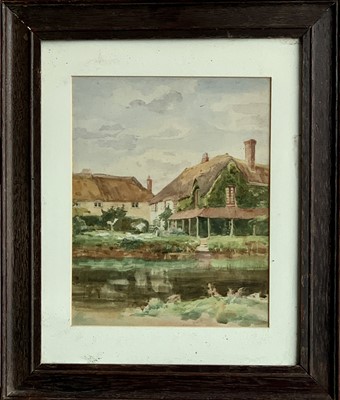 Lot 159 - William Banks FORTESCUE (c.1855-1924) Thatched...