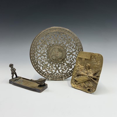 Lot 151 - A late 19th century French bronze novelty...