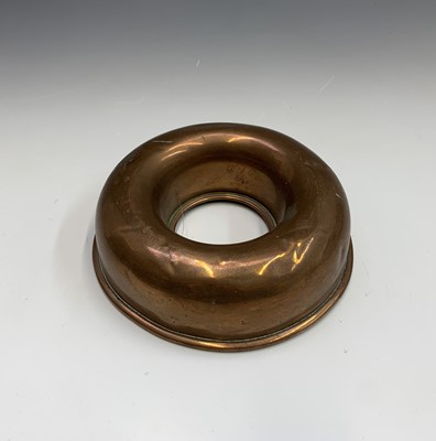 Lot 154 - A late Victorian tall brass twist candlestick,...