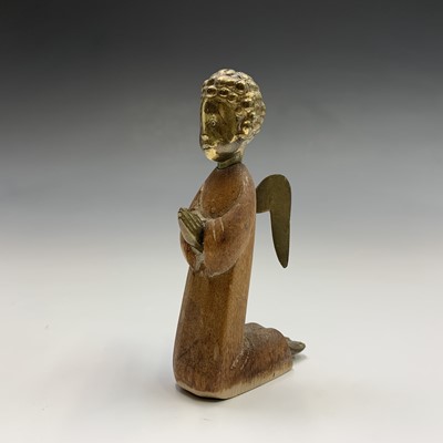 Lot 154 - A late Victorian tall brass twist candlestick,...
