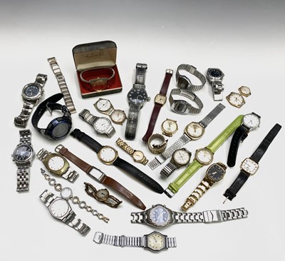 Lot 266 - A number of assorted wristwatches, some...