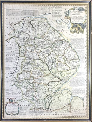 Lot 1503 - Map, handcoloured Emanuel BOWEN (1694-1767) An...