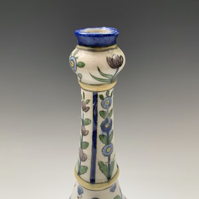 Lot 354 - A Persian pottery bottle vase, circa 1900, the...