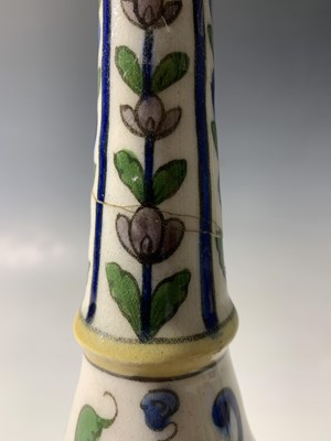 Lot 354 - A Persian pottery bottle vase, circa 1900, the...