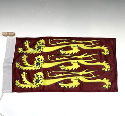 Lot 578 - A Union flag, 183cm X 122cm, together with a...