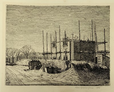 Lot 1423 - Allan GWYNNE-JONES (1892-1982) Building at a...