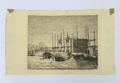 Lot 1423 - Allan GWYNNE-JONES (1892-1982) Building at a...