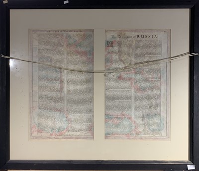Lot 1345 - Map, handcoloured John SPEED (1552-1629) A Map...