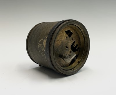 Lot 105 - A WWII period bomb fuse timer with mechanical...