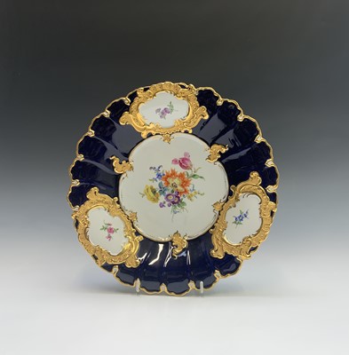 Lot 838 - A Meissen porcelain shallow bowl, early 20th...