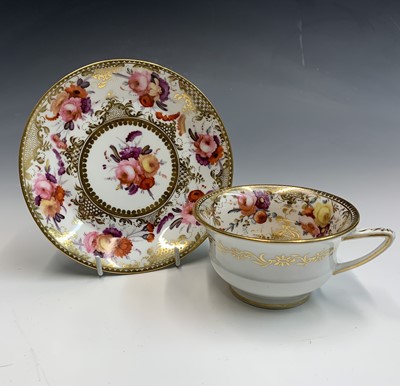 Lot 861 - A John Rose Coalport porcelain cup and saucer,...