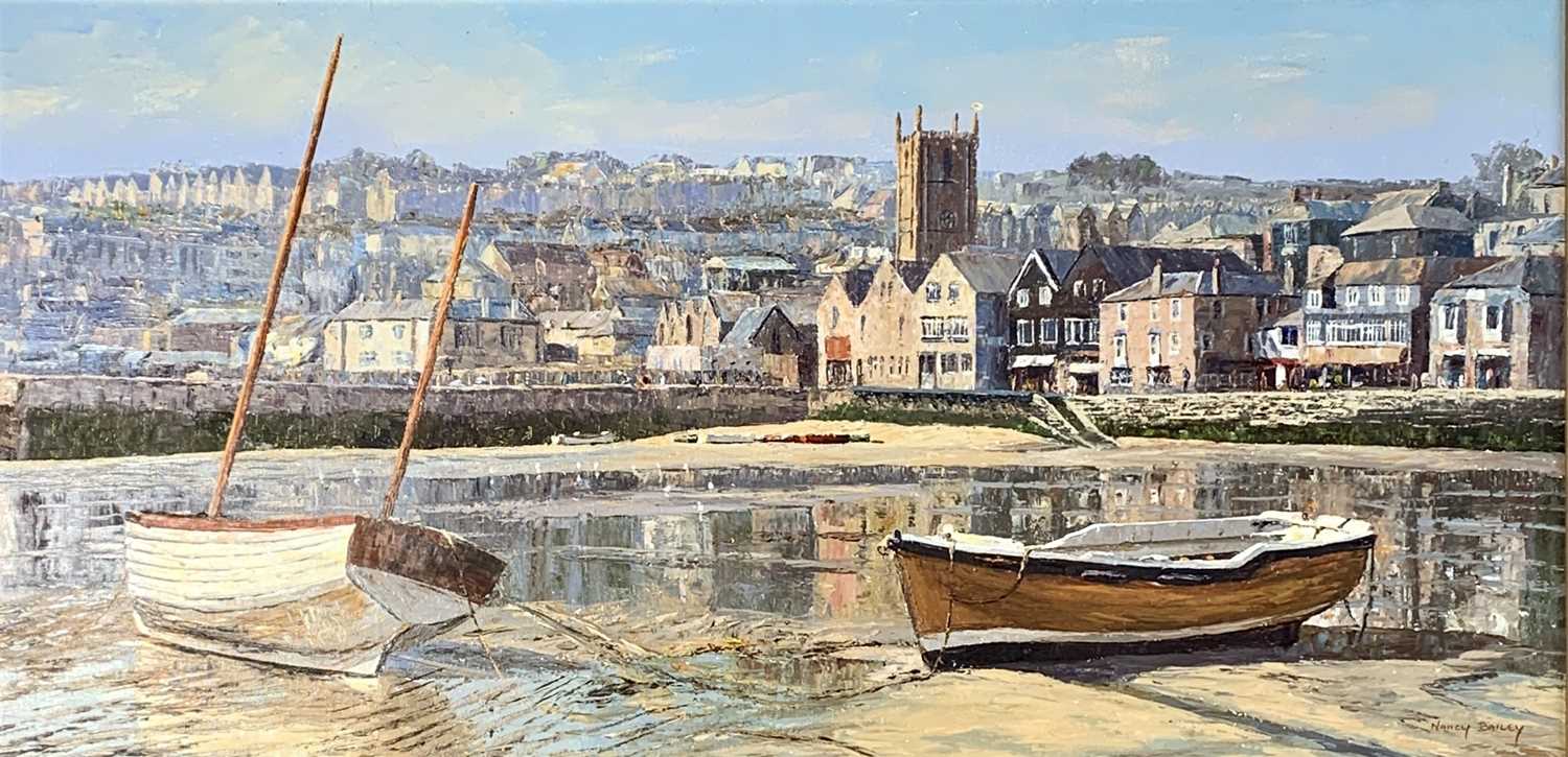 Lot 269 - Nancy BAILEY (1913-2012) Waterfront St.Ives-...