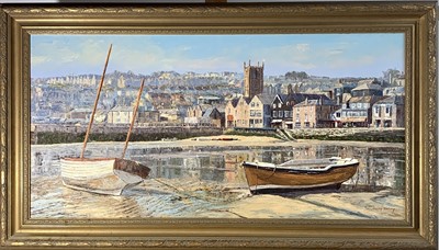 Lot 269 - Nancy BAILEY (1913-2012) Waterfront St.Ives-...
