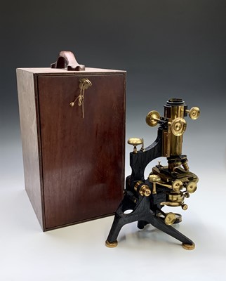 Lot 293 - A microscope, by W Watson & Sons, High Holborn,...