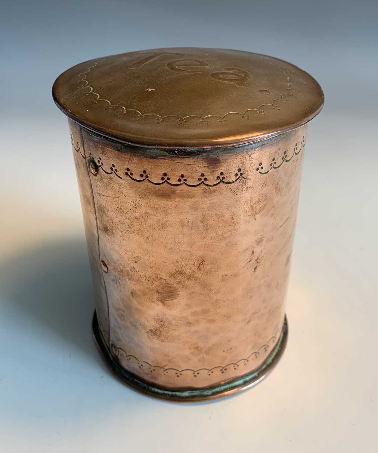 Copper 2024 tea caddy