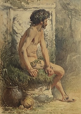 Lot 369 - Walter LANGLEY (1852 - 1922) Greek God...