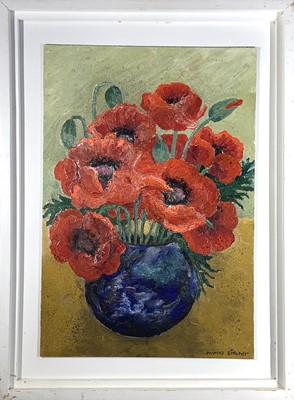 Lot 360 - Minou STEINER (1939-2008) Floral Still Life -...