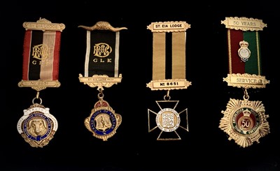 Lot 222 - RAOB Medals - group of 4 to G.Ware, 3 silver,...