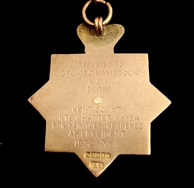 Lot 224 - RAOB Medal, Kent Country KTS Chapter No.124,...