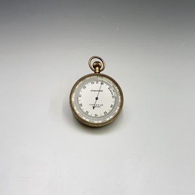 Lot 67 - A Military issue pocket barometer and...