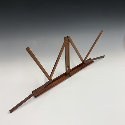 Lot 83 - A late Victorian mahogany table top folding...