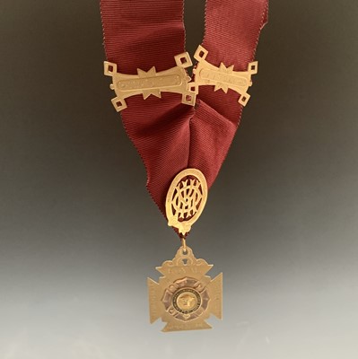 Lot 248 - RAOB Medals - 9ct gold Order of Merit and...