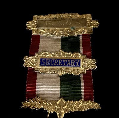 Lot 251 - RAOB Medals - large silver/gilt Secretary...