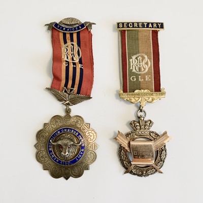 Lot 262 - RAOB Medals - 2 large good quality Medals one...