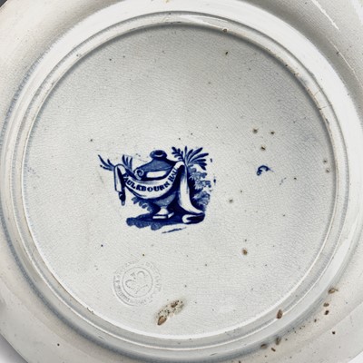 Lot 911 - A Stevenson blue and white printed dinner...