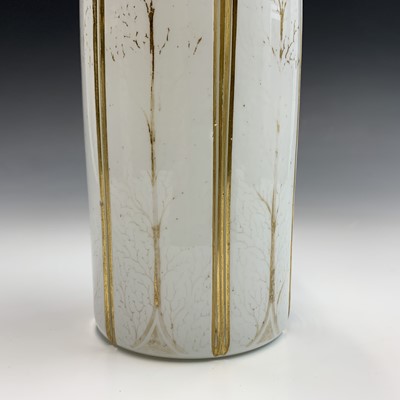 Lot 897 - A 19th century Bohemian blue glass decanter...