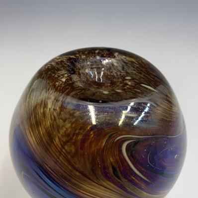 Lot 930 - A Studio glass vase, signed Peter St Clair,...