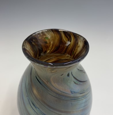 Lot 930 - A Studio glass vase, signed Peter St Clair,...