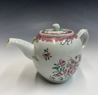 Lot 902 - An 18th century Chinese export Famille rose...