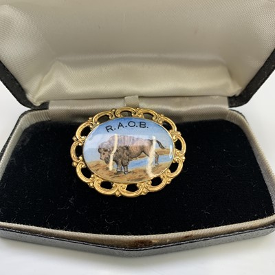 Lot 263 - RAOB Silver gilt badges (5). Lot includes 3...