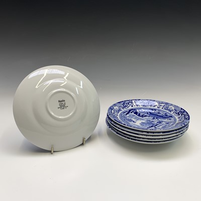 Lot 1061 - Blue and white. A collection of Spode 'Italian'...