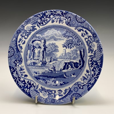 Lot 1061 - Blue and white. A collection of Spode 'Italian'...