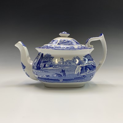 Lot 1061 - Blue and white. A collection of Spode 'Italian'...