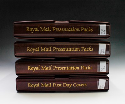 Lot 350 - GB MINT - 4 Royal Mail Binders containing a...