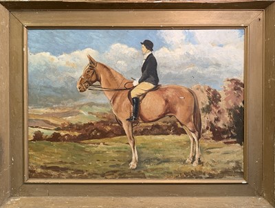 Lot 1425 - Ted LUSH PARRY (1912-1993) Equestrian portrait...