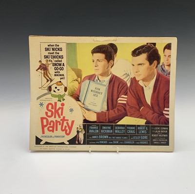 Lot 563 - Ski party, a 1965 film lobby poster, starring...