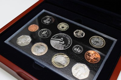 Lot 13 - GB 2006 Executive proof collection in wooden...