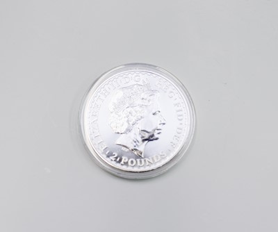 Lot 15 - GB - £2 silver Britannia x 4, 2002/3 + 2007/8.