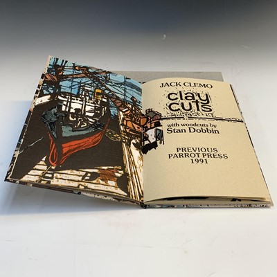 Lot 1257 - JACK CLEMO "Clay Cuts" Woodcuts including hand-...