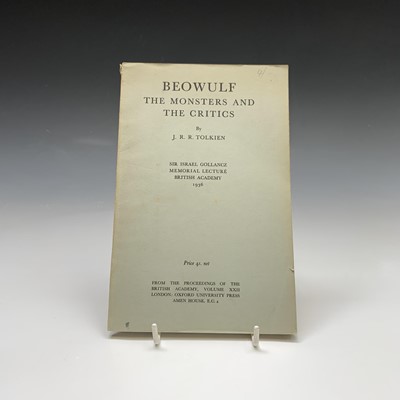 Lot 1285 - J R R TOLKIEN "Beowulf: The Monsters and the...